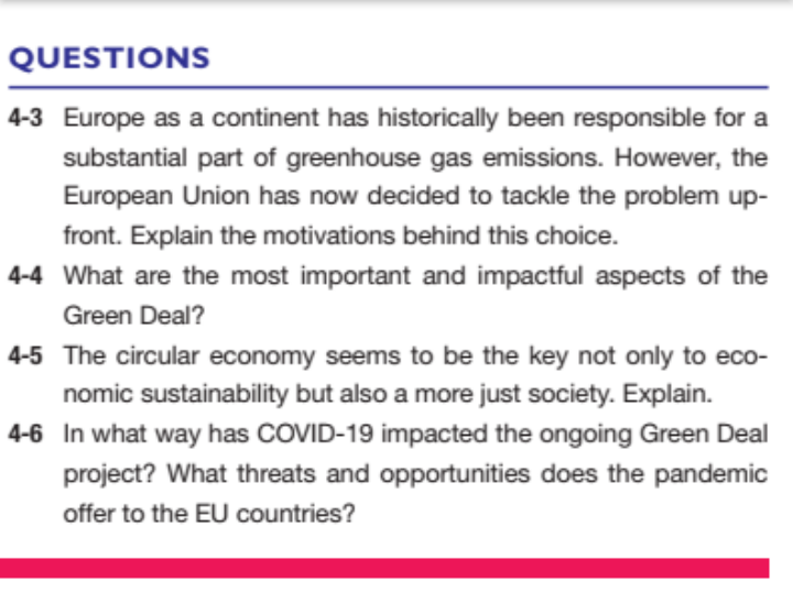 Questions 4 3 Europe As A Continent Has Historically Been Responsible For A Substantial Part Of Greenhouse Gas Emissions 1
