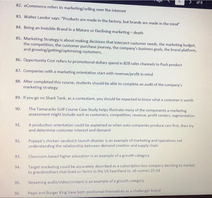 Identify The 10 False Statements 1 As You Thrive In Your Career Less And Less Of Your Responsibilities Will Include Mar 9