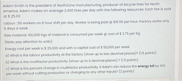 Adam Smith Is The President Of Northzone Manufacturing Producer Of Bicycle Tires For North America Adam Makes On Avera 1