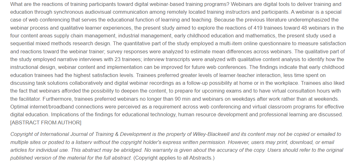 Article 1 A For Each Article Using Appropriate Theory Argue In Favor Of An Alternate Data Collection Method That Ali 3