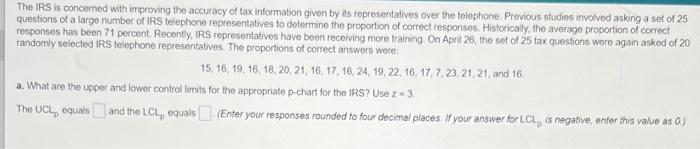 The Irs Is Concerned With Improving The Accuracy Of Tax Information Given By Its Representatives Over The Telephone Prev 1