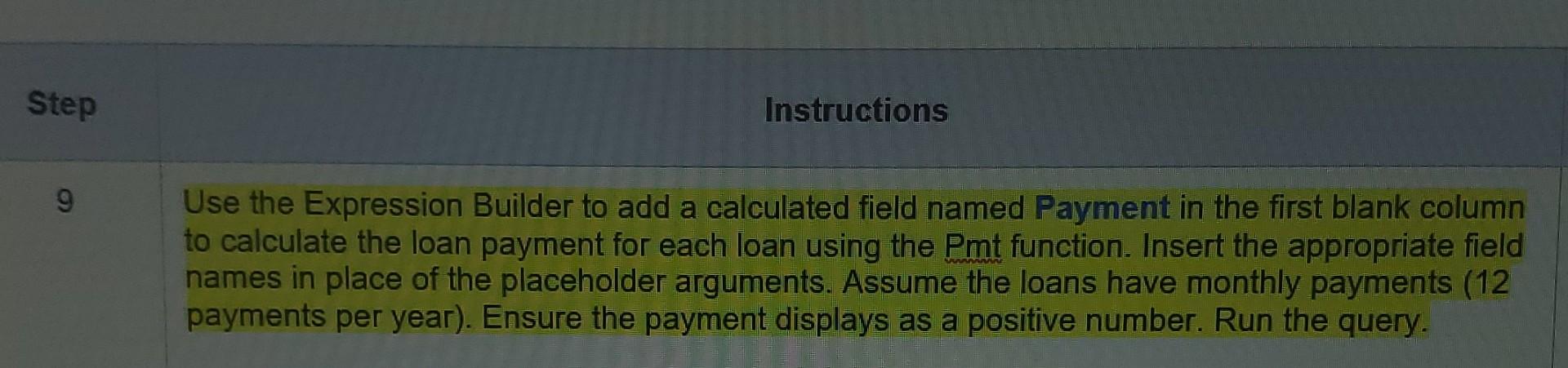 Go To This Link For The Entire Problem Https Www Chegg Com Homework Help Questions And Answers Exp19accessch03ml1 Sma 1