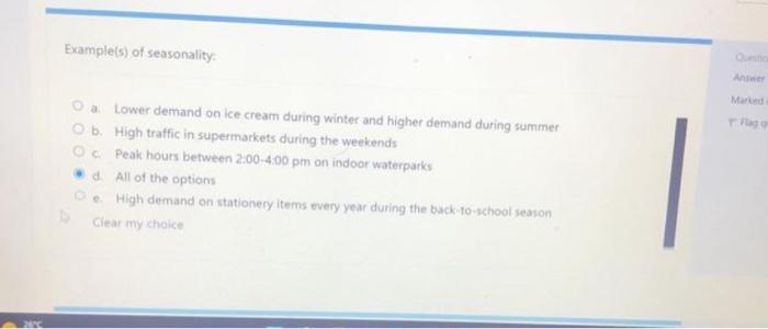 Example S Of Seasonality A Lower Demand On Ice Cream During Winter And Higher Demand During Summer Ob High Traffic In 1