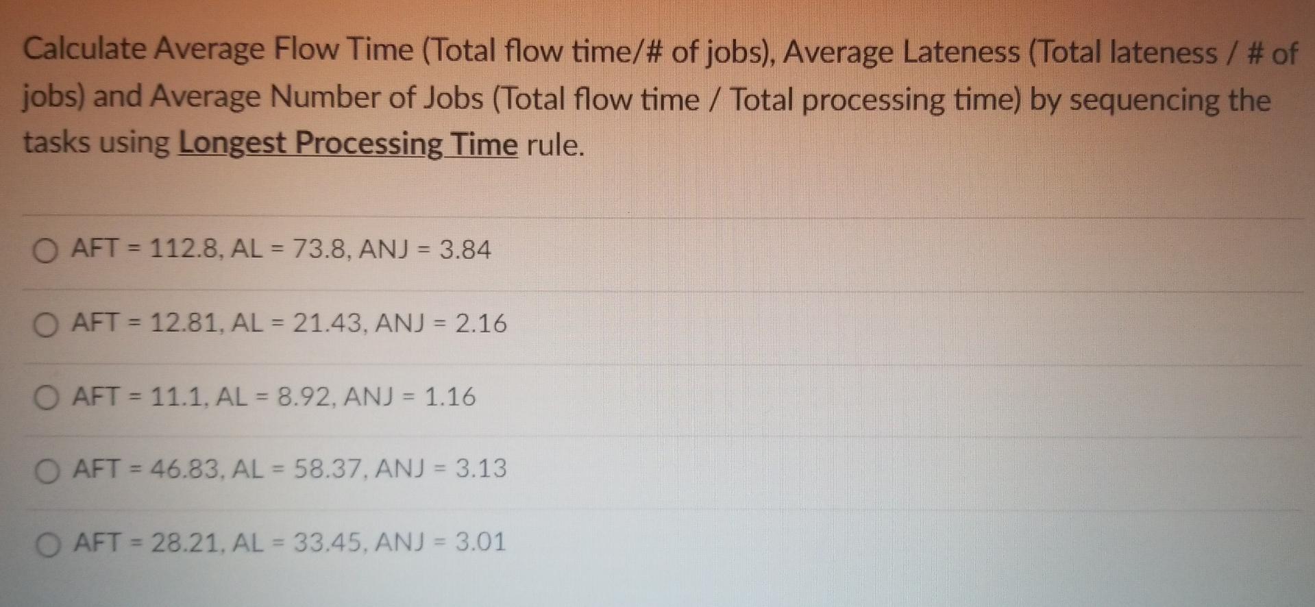 A Law Office Currently Has Five Jobs To Be Scheduled Shown In The Order In Which They Arrived Job V W X Y N Processing 2