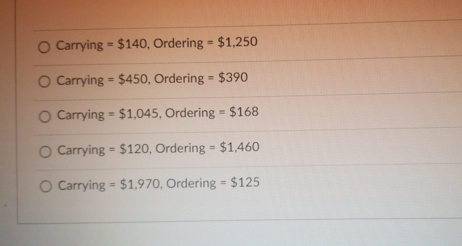Product A Mrp Information Is As Below Ordering Cost 250 Inventory Holding Cost 2 Per Unit Per Week There Are 120 2