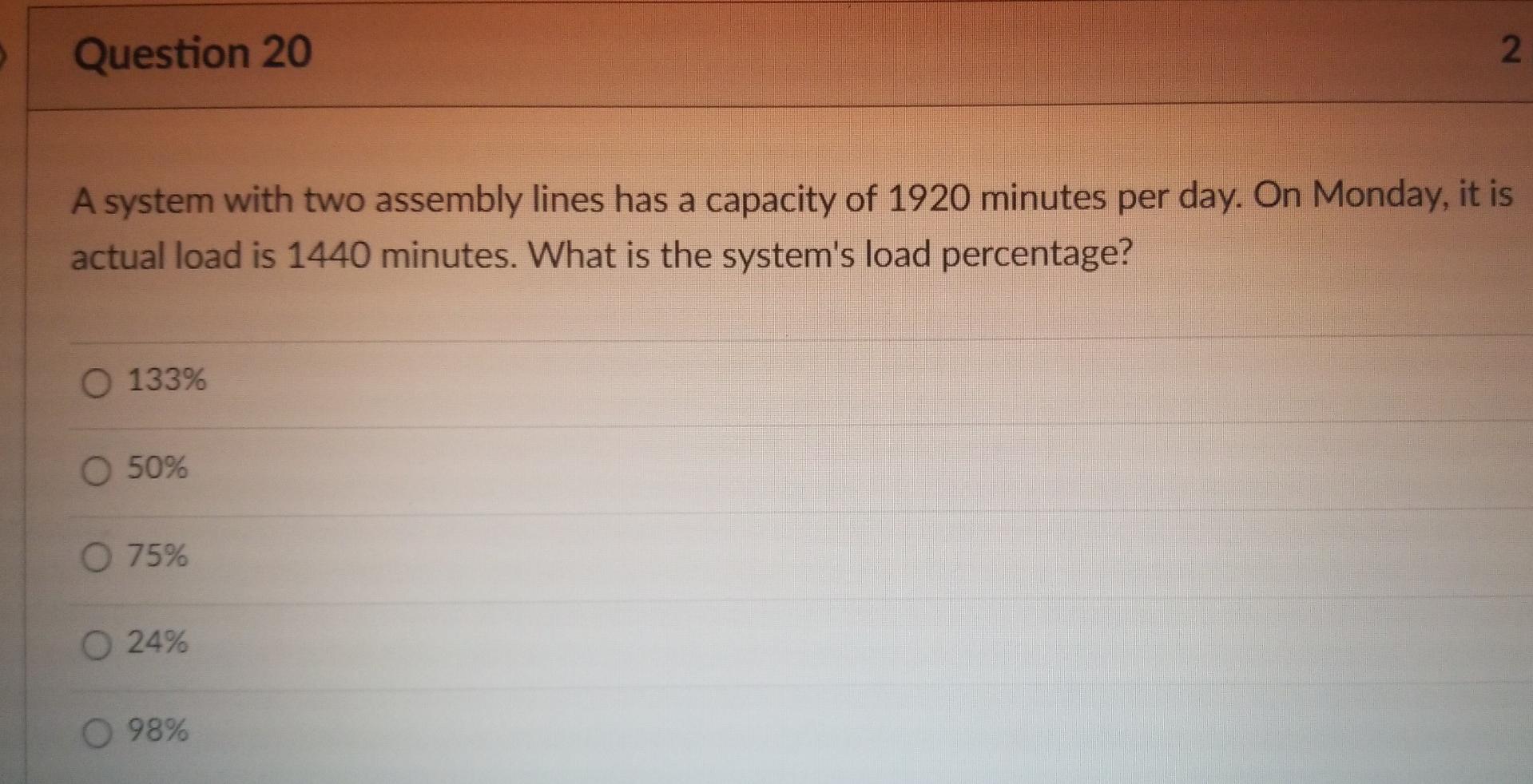 Question 21 Which One Of The Following Statements Is Incorrect Regarding A Gantt Chart O Determines Directly Which Sequ 2