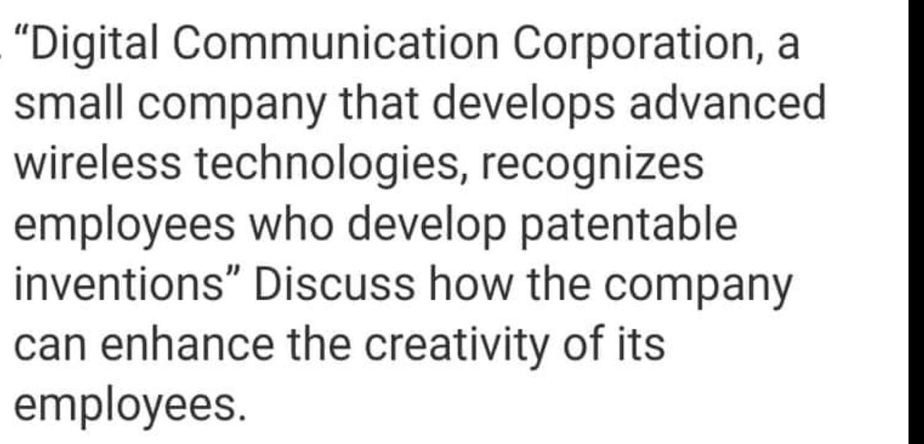 Digital Communication Corporation A Small Company That Develops Advanced Wireless Technologies Recognizes Employees W 1