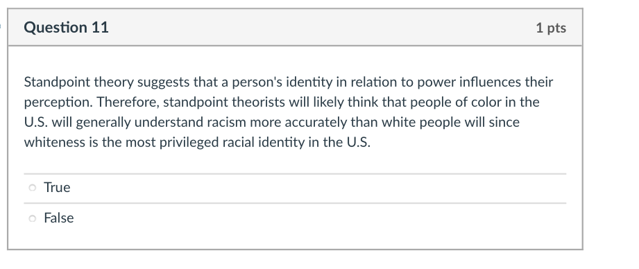 Question 10 2 Pts Which Of The Following Ways Of Thinking Suggests That Two Things That Seem Like Contradictions Can Act 2