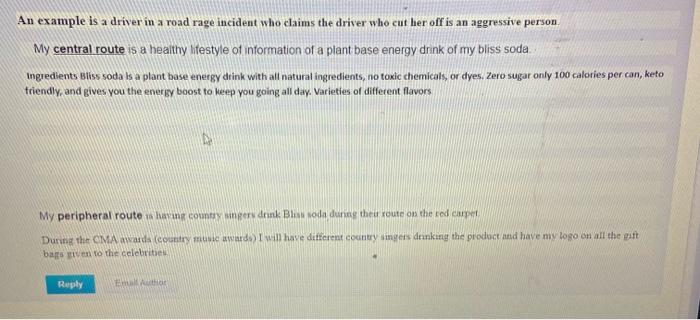 An Example Is A Driver In A Road Rage Incident Who Claims The Driver Who Cut Her Off Is An Aggressive Person My Central 1