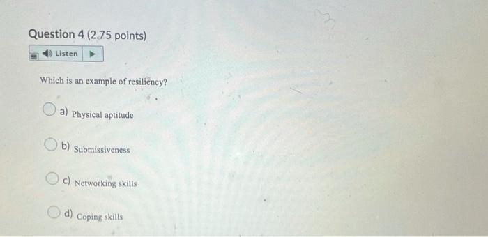 Question 3 2 75 Points Listen During The Early Part Of The Twentieth Century The Biological Disease Model Of Mental P 2