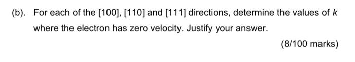 Ef E Ev 2 110 I 1 75 0 111 Figure 1 K A 1 05 0 100 1 T 0 98 Figure 1 Shows Two Energy Bands For A Particular 2