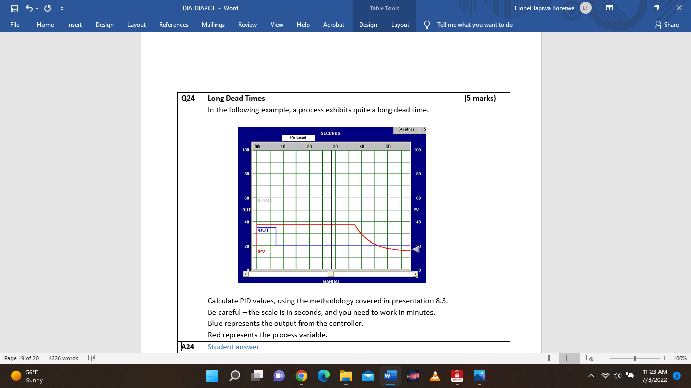 B File Home Insert Page 19 Of 20 4226 Words 56 F Sunny Q Design Layout Dia Diapct Word References Q24 A24 Mailings Rev 1