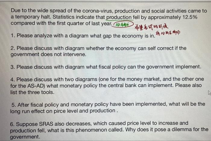 Html Due To The Wide Spread Of The Corona Virus Production And Social Activities Came To A Temporary Halt Statistics I 1