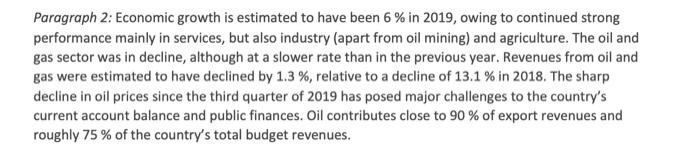 Paragraph 2 Economic Growth Is Estimated To Have Been 6 In 2019 Owing To Continued Strong Performance Mainly In Serv 1