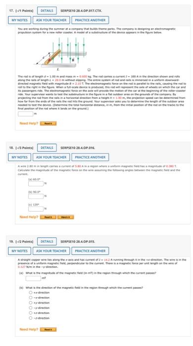 17 1 Points Details Serpse10 28 4 Op 017 Ctx My Notes Ask Your Teacher Practice Another You Are Working During The 1