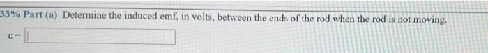 11 Problem 7 A Metal Rod Of Length 18 Cm Is Placed In A Magnetic Field Of Strength 3 8 T Oriented Perpendicular To 2