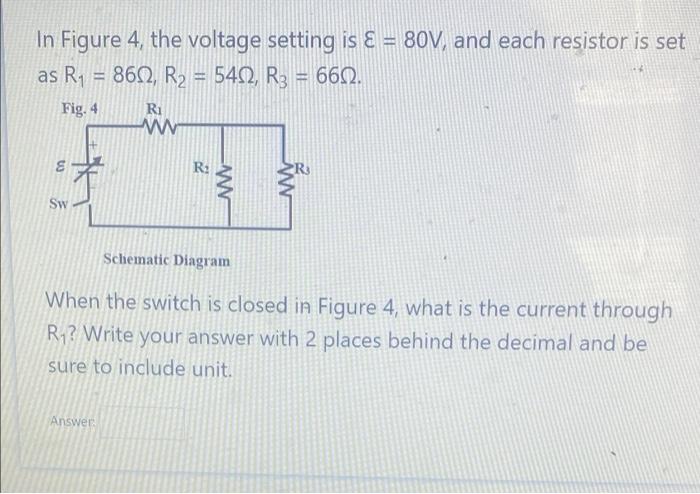 What Is The Same Amount Current Compared To The Current Through R In Figure 4 Select One O A The Difference Between 2