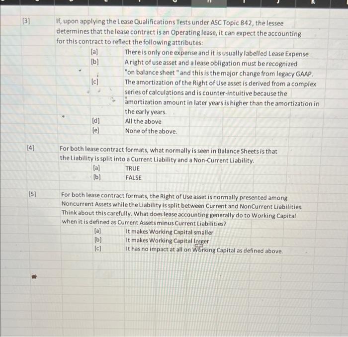 Fx 5 Questions At 3 Points Each C E F 1 2 D A B C D General Questions On The New Lease Accounting Rule Asc 2