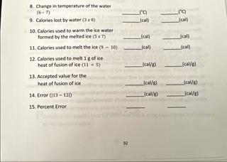 Find The Mass Of An Empty Calorimeter Coffee Cup And Lid Then Fill It About 2 3 Full Of Water Having A Temperature 1