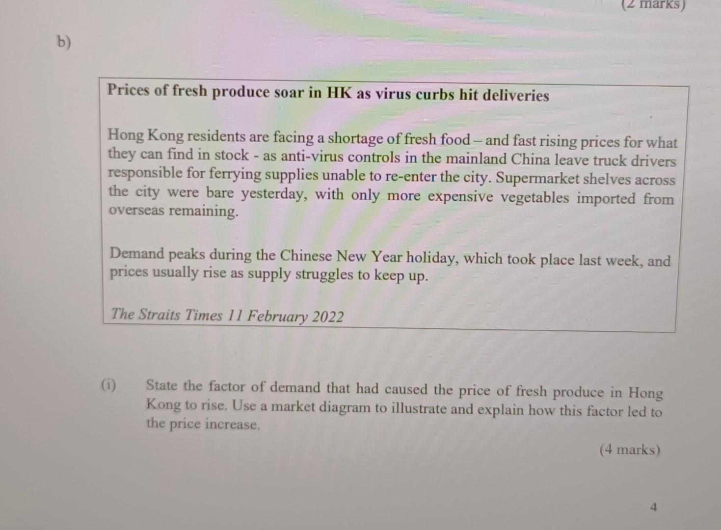 2 Marks B Prices Of Fresh Produce Soar In Hk As Virus Curbs Hit Deliveries Hong Kong Residents Are Facing A Shortage 1