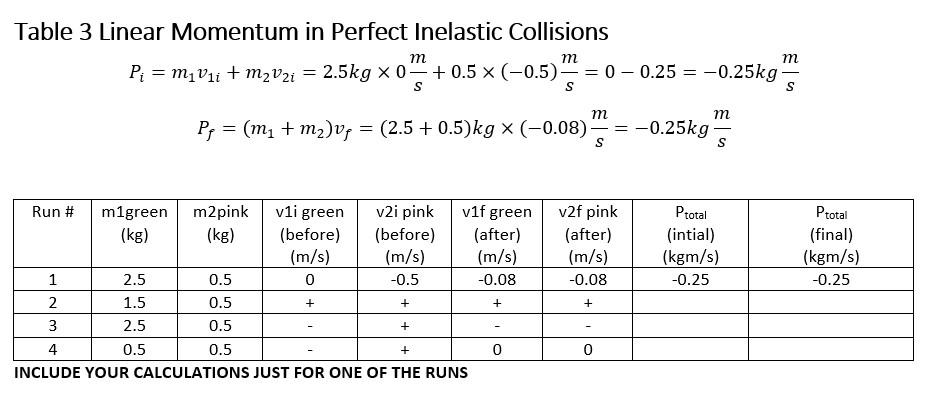 Physics Lab Need An Answer In Detail Fill Up The Answer In Table 1
