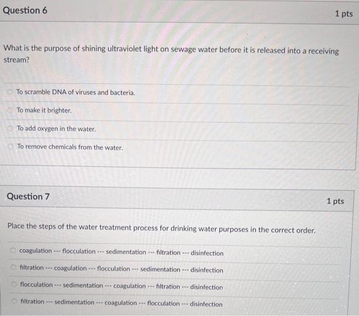 Question 2 Three Of The Four Answers Below Are A Sign Of A Failed Septic System Select The Exception The Need To Have 3