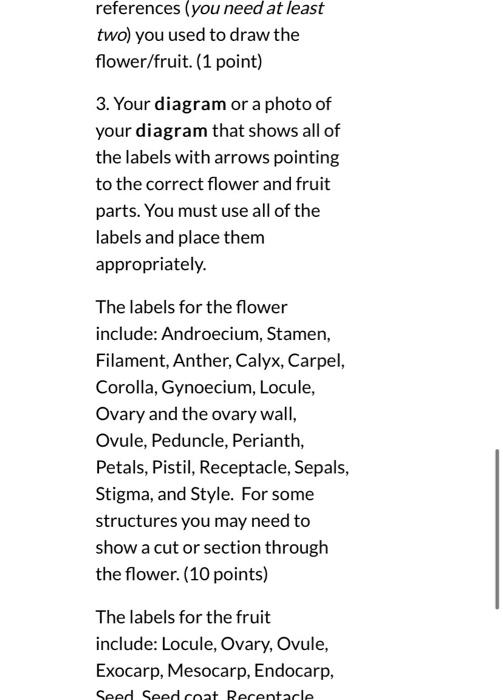 What You Ll Submit You Will Submit A Document That Ovary Anther Stigma Compound Tepal Free Tepal Banana Flower Note You 8