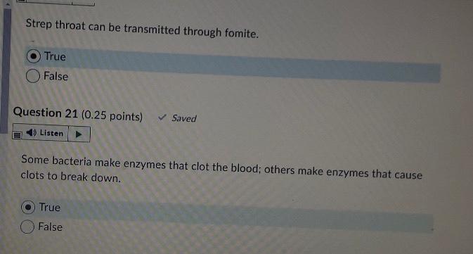 Gas Gangrene Is A Communicable Disease True False Question 18 0 25 Points Saved Listen You Would Consider Diabetes 2