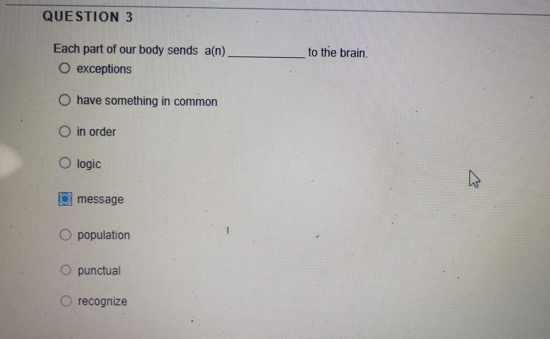 Question 1 Leonardo Da Vinci And Julia Roberts Population In Order Message Have Something In Common O Punctual Ologic 3
