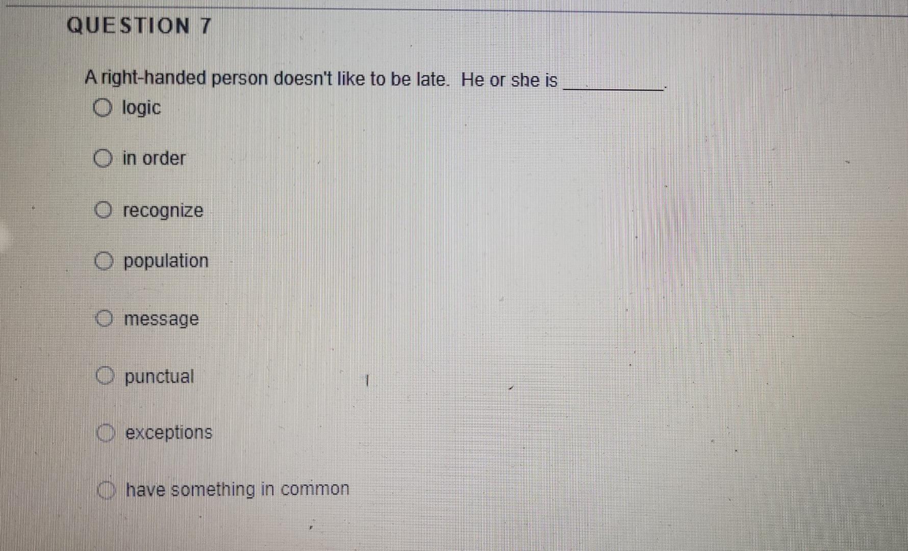 Question 1 Leonardo Da Vinci And Julia Roberts Population In Order Message Have Something In Common O Punctual Ologic 7