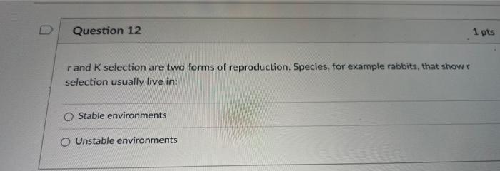 Show Instructions Question 11 Sexual Reproduction Can Speed The Spread Of Adaptations In A Population Because Males And 2