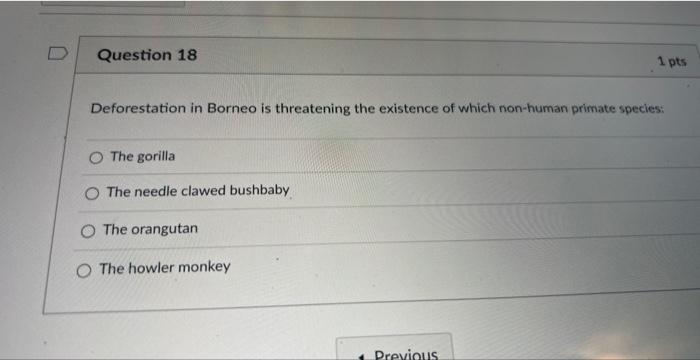 Show Instructions Question 16 Which Of The Following Examples Demonstrate Adaptive Radiation The Beaks Of The Finches I 3