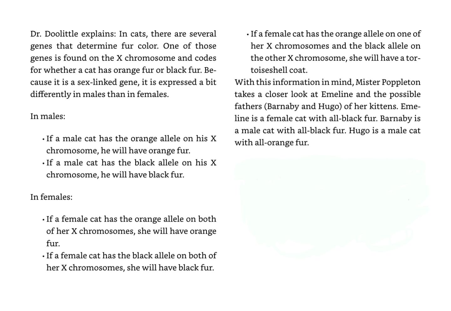 Exercise 8 Who Is The Father Of These Kittens Note All Of The Kittens Have The Same Father How Do You Know This 2