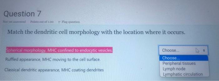 Question 4 Not Yet Answered Points Out Of 1 00 P Flag Question Match The Th Subset With The Type Of Organisms It Targets 3