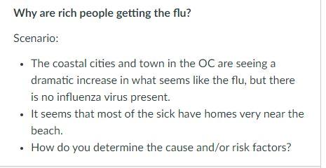 Why Are Rich People Getting The Flu Scenario The Coastal Cities And Town In The Oc Are Seeing A Dramatic Increase In 1