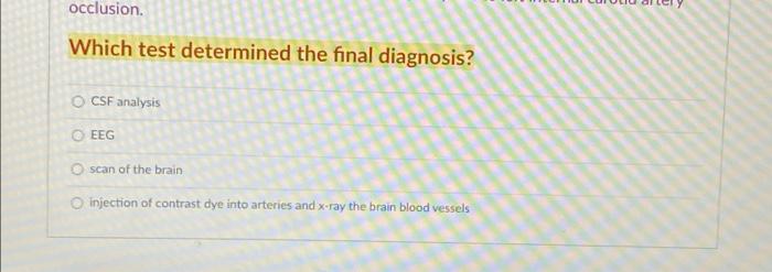 This Patient Was Admitted On Jan 14 With A History Of Progressive Hemiparesis For The Previous 1 2 Months Fluctuating 2
