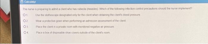 8 Calculator The Nurse On A Psychiatric Unit Is Administering Medications When A Client With A Borderline Personality Di 3