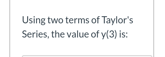 Dy Given That 1 Xy Dc Y 0 2 With A Step H 1 Solve Questions 6 To 10 Based On D E Methods Using The Euler 2