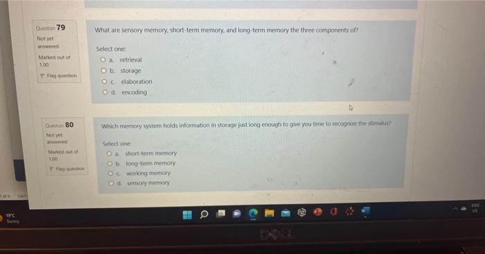 Www Wc 1547 Sunny Question 83 Not Yet Answered Marked Out Of 1 00 Flag Question Question 84 Not Yet Answered Morked Out 3