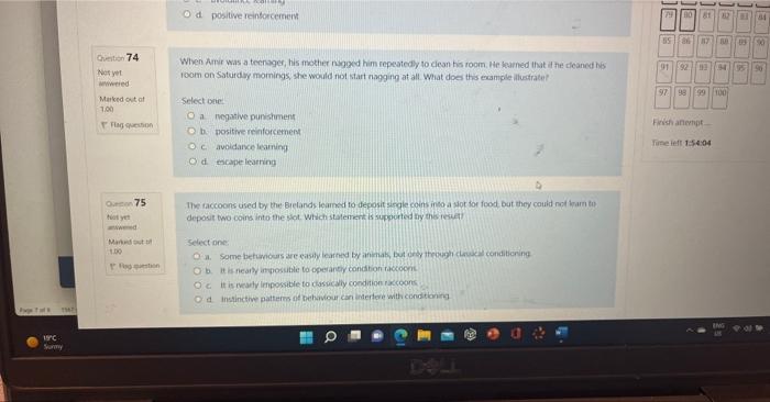 Page Turk 19 C Sumy Question 74 Not Yet Marked Out Of 1 00 Flag Question Question 75 Not Yet Wed Marked Out Of 1 00 Ro 1