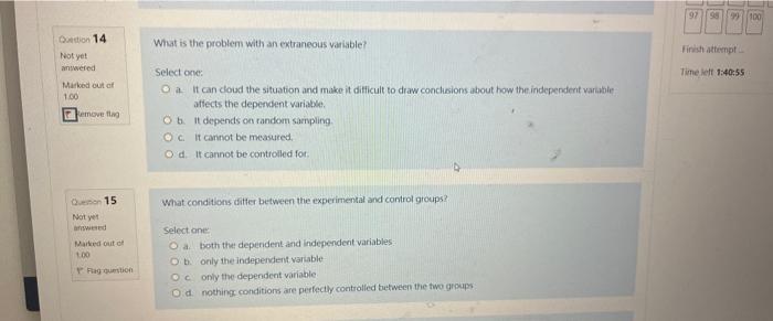 Question 14 Not Yet Answered Marked Out Of 1 00 Remove Flag Question 15 Not Yet Answered Marked Out Of 1 00 Rag Question 1