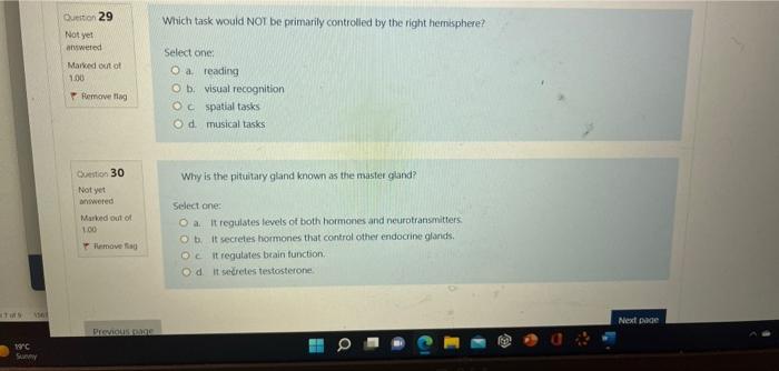 Question 21 Not Yet Answered Marked Out Of 1 00 Remove Flag What Does The All Or None Law Refer To Select One O A Al 4