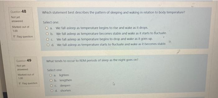 Page 7 Of Question 42 Not Yet Answered Marked Out Of 1 00 Remove Flag Question 43 Not Yet Anowered Marked Out Of 1 00 Te 2