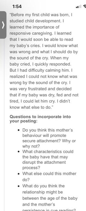 1 54 Before My First Child Was Born I Studied Child Development I Learned The Importance Of Responsive Caregiving I 1