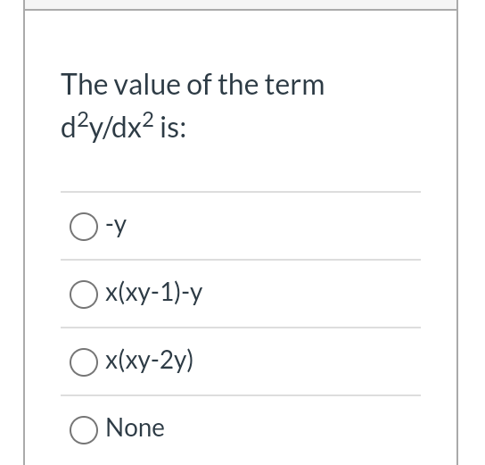 Dy Given That 1 Xy Dc Y 0 2 With A Step H 1 Solve Questions 6 To 10 Based On D E Methods Using The Euler 4