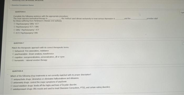 Nem Timminst 34 Questions Complete The Following Sentence With The Appropriate Procedure The Most Extreme Biomedical The 1