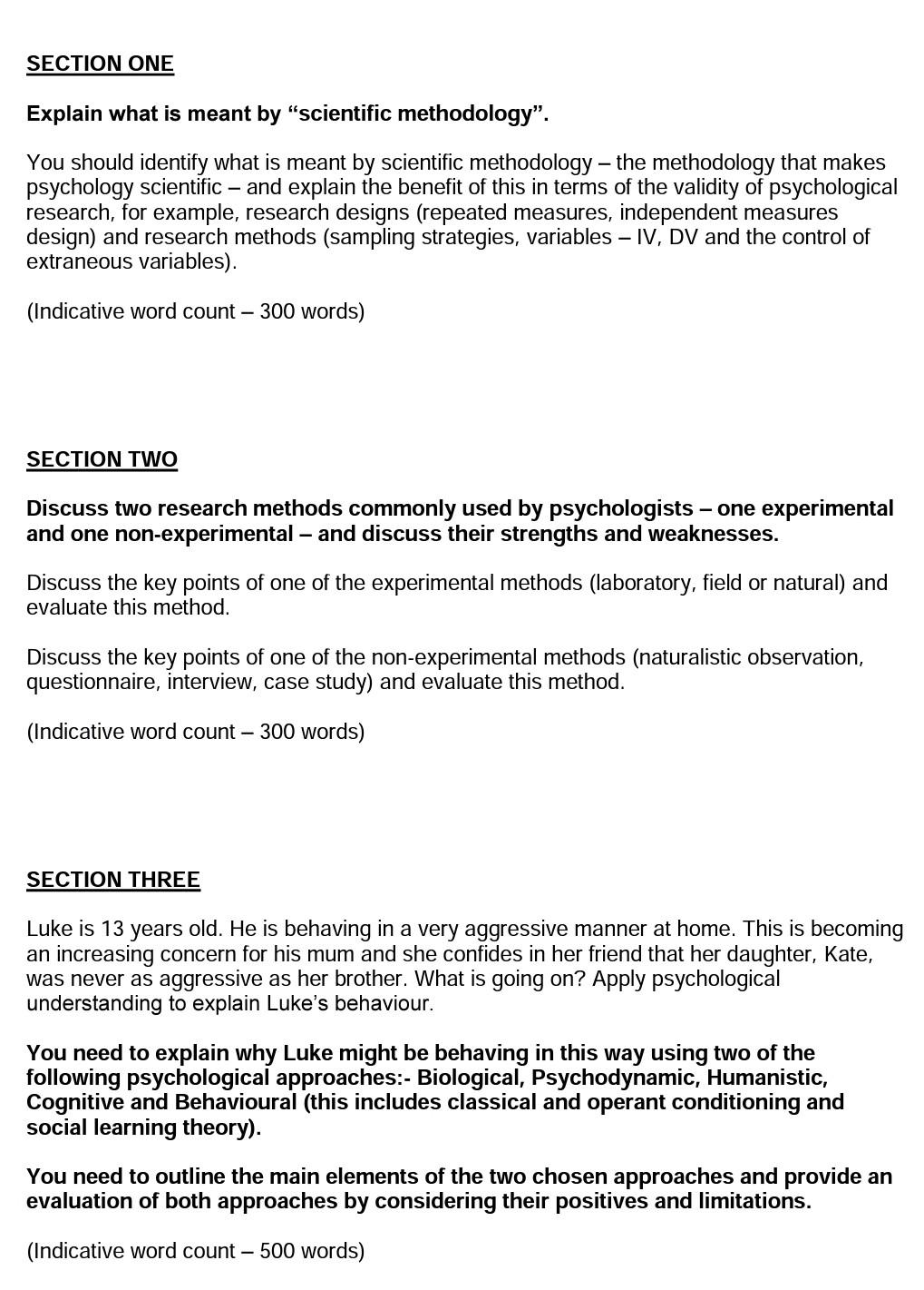 You Are Required To Write An Academic Report That Demonstrates Your Understanding Of Psychological Research Your Report 2