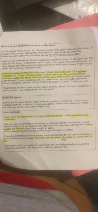 I Need Help With A Care Plan The I Will Try And Post Good Pictures 2