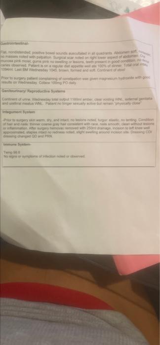 I Need Help With A Care Plan The I Will Try And Post Good Pictures 3