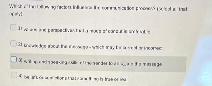 Which Reflect Strategies For Enhancing Communication Given Behavioral Tendencies Select All That Apply 1 D S Prov 2